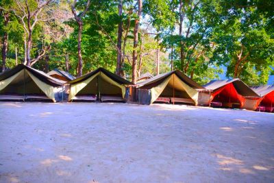 Ganga River Side Beach Camps in Rishikesh